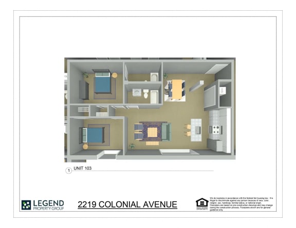 Floor Plan  Linde Lofts 103