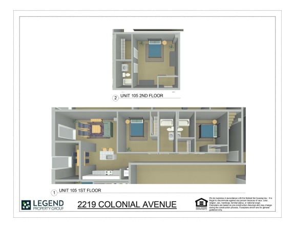 Floor Plan  Linde Lofts 105
