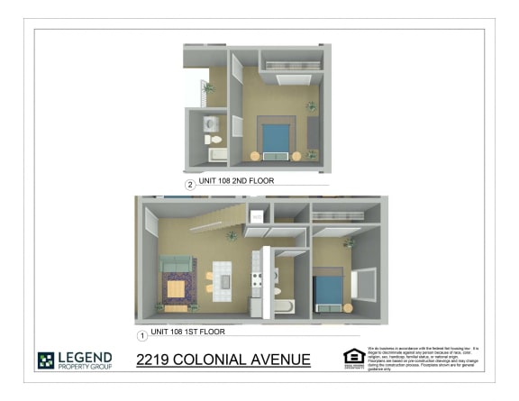 Floor Plan  Linde Lofts 108