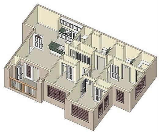 Floor Plan  3X2 units available at Highland by Vintage | Roseville, CA 95678