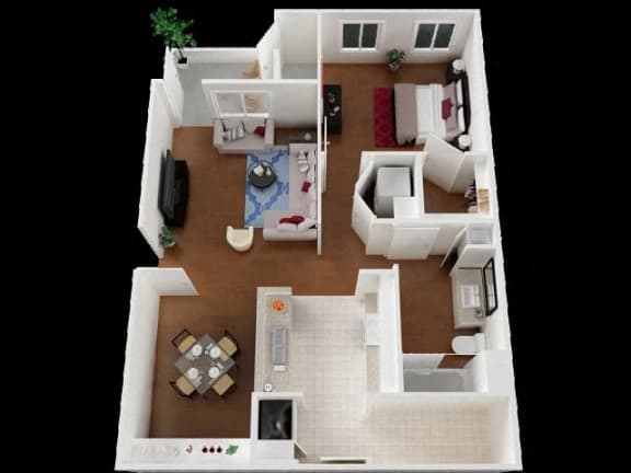 Floor Plan  THE BEAUJOLAIS