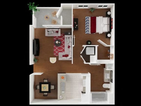 Floor Plan  THE BORDEAUX
