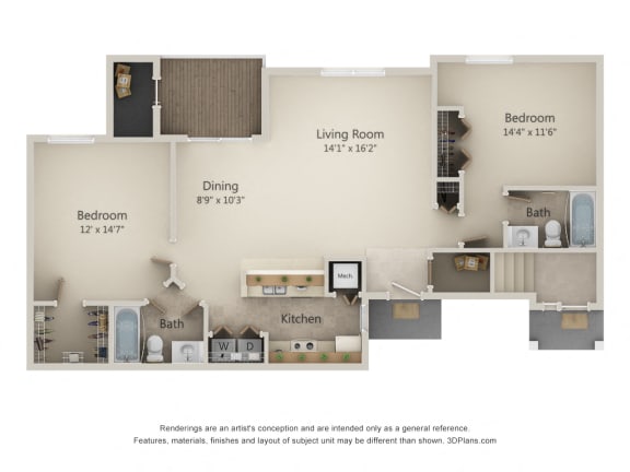 Floor Plan  2F-Horizon Series