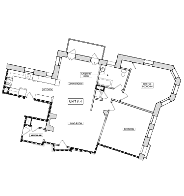 Floor Plan  2 Bed 1 Bath