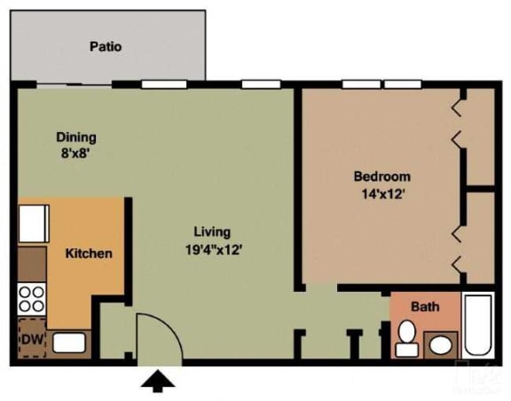 Floor Plan  The Buchanan