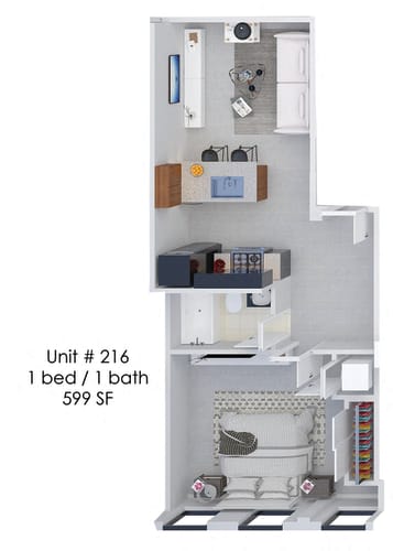 Floor Plan  Hardwicke House Unit 216
