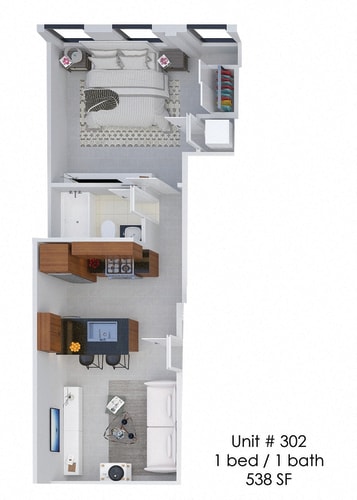 Floor Plan  Hardwicke House Unit 302