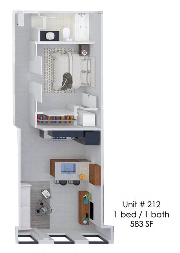 Floor Plan  Hardwicke House Unit 312