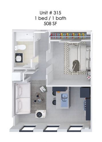 Floor Plan  Hardwicke House Unit 315