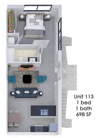 Floor Plan  Fording Flats 113