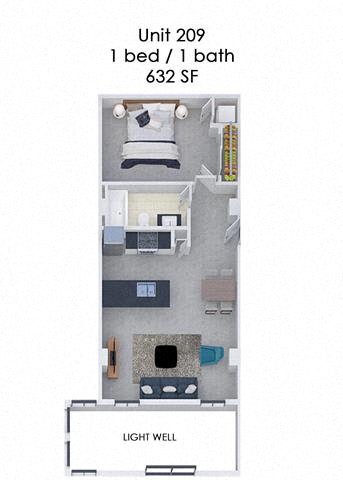 Floor Plan  Fording Flats 209