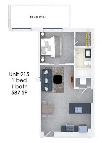 Floor Plan  Fording Flats 215