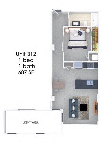 Floor Plan  Fording Flats 312