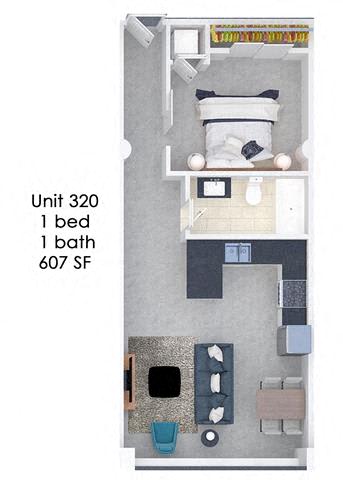 Floor Plan  Fording Flats 320