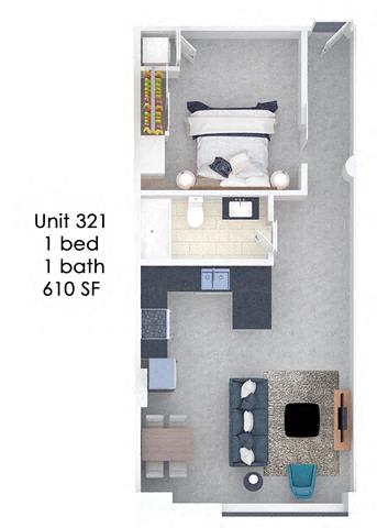 Floor Plan  Fording Flats 321