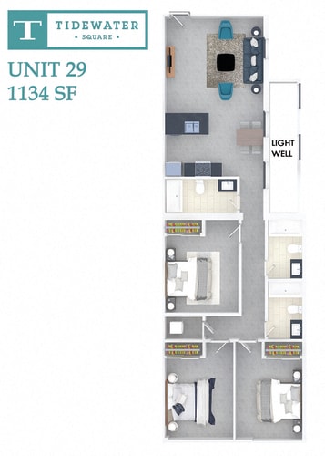 Floor Plan  Tidewater Square Unit 29