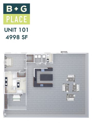 Floor Plan  B+G Place Unit 101