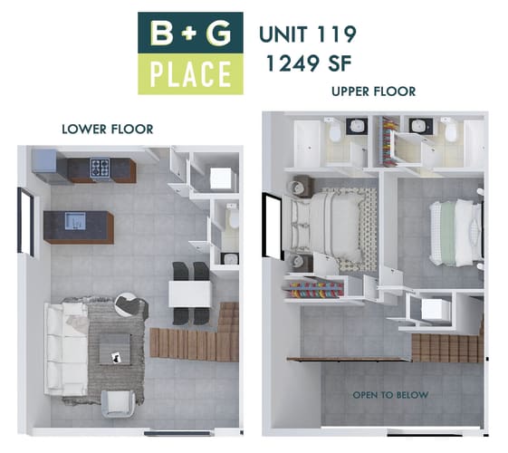 Floor Plan  B+G Place Unit 119