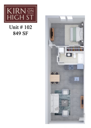 Floor Plan  Kirn on High Street 102