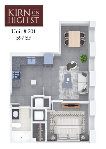 Floor Plan  Kirn on High Street 201