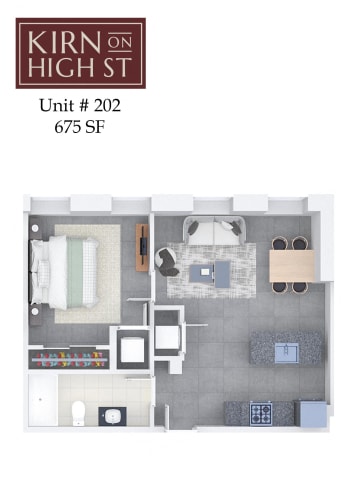 Floor Plan  Kirn on High Street 202
