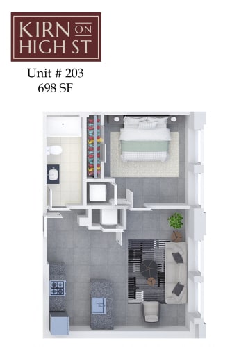 Floor Plan  Kirn on High Street 203