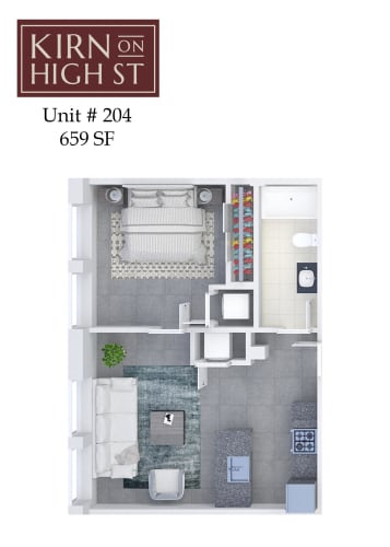 Floor Plan  Kirn on High Street 204