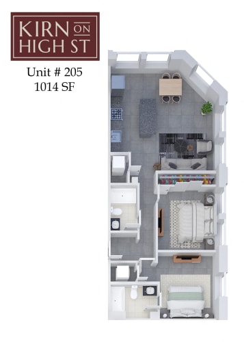 Floor Plan  Kirn on High Street 205
