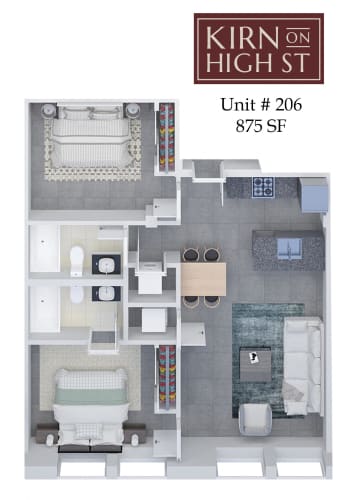 Floor Plan  Kirn on High Street 206