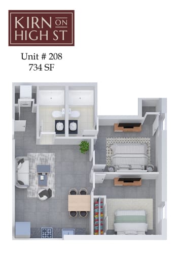 Floor Plan  Kirn on High Street 208