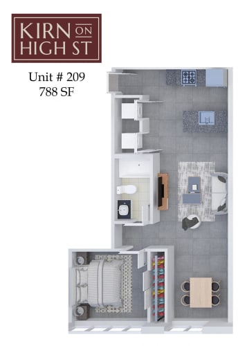 Floor Plan  Kirn on High Street 209