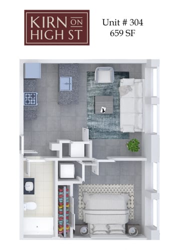 Floor Plan  Kirn on High Street 304