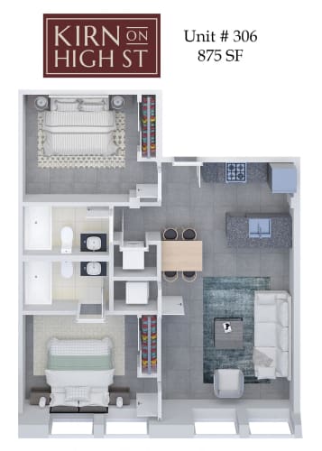 Floor Plan  Kirn on High Street 306