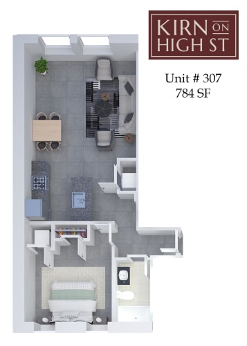 Floor Plan  Kirn on High Street 307