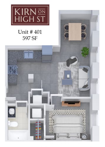 Floor Plan  Kirn on High Street 401