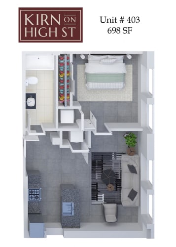 Floor Plan  Kirn on High Street 403