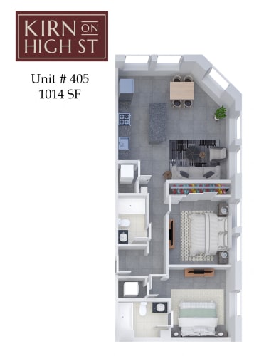Floor Plan  Kirn on High Street 405