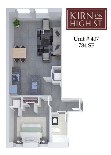 Floor Plan  Kirn on High Street 407