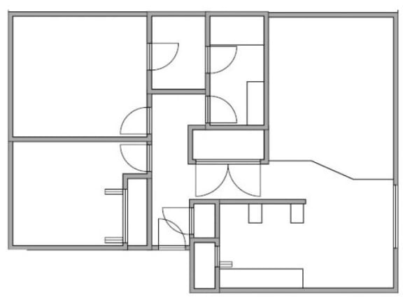 Floor Plan  2x1