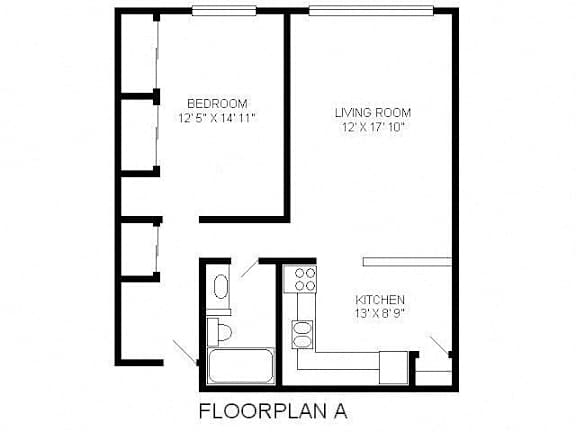 Floor Plan  ONE BEDROOM