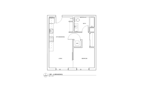 Floor Plan  1B A