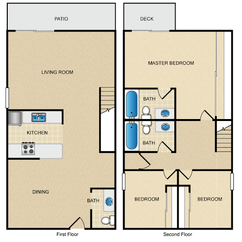 Floor Plan  TOWNHOUSE 2