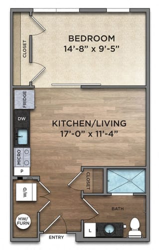 Floor Plan  S1-0 Floor Plan at The Nicholas, Ohio