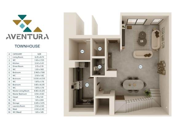 Floor Plan  Town House