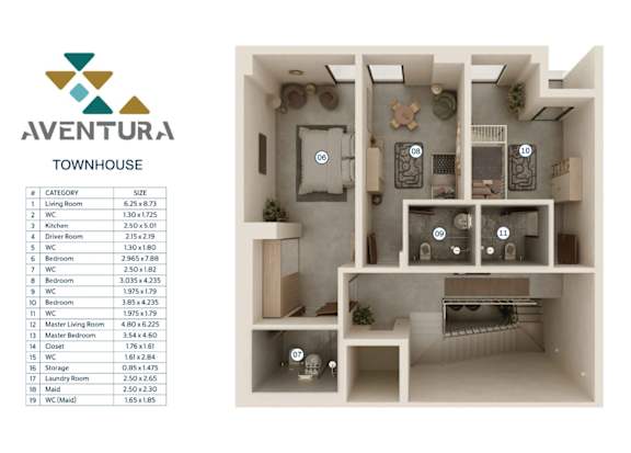Floor Plan  Town House