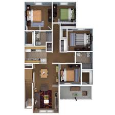 Floor Plan  a floor plan of a building with many differentartments