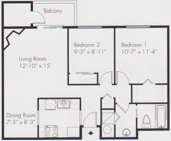 Floor Plan  Bayview3