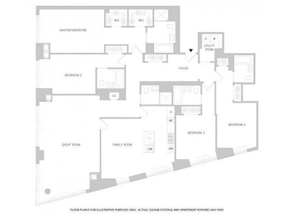 Floor Plan  4Br 5Bth 1