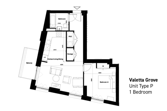 Floor Plan  floor plan of the first level of the house