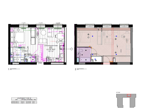 Floor Plan  Town Hall Annex - One bed